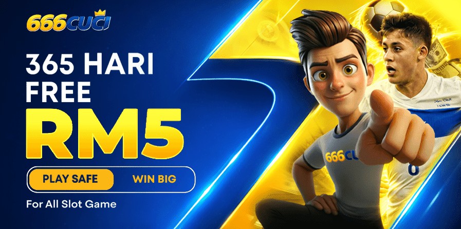 Cuci666 365 Hari Free RM5 Daily promotion banner